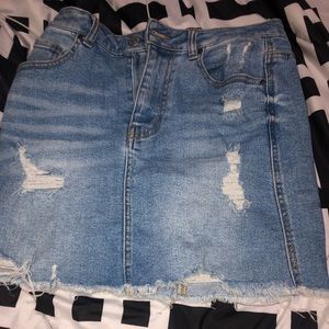 Jean skirt